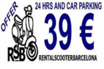 Rent a scooter in Barcelona
